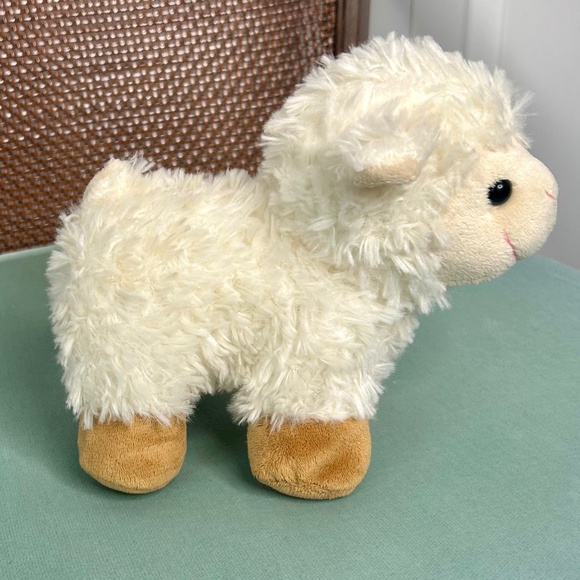 Cream Stuffed Lamb with Tan Hooves- Perfect for Bedtime! - Picture 5 of 6